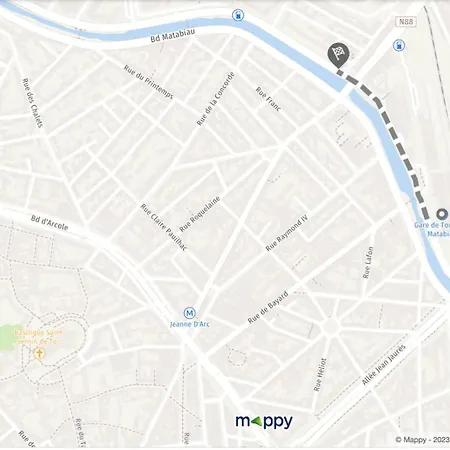 & Table D'hote A 5 Min De La Gare Matabiau Pansiyon Toulouse