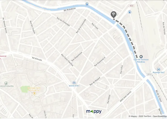 & Table D'hote A 5 Min De La Gare Matabiau 民宿 圖盧茲